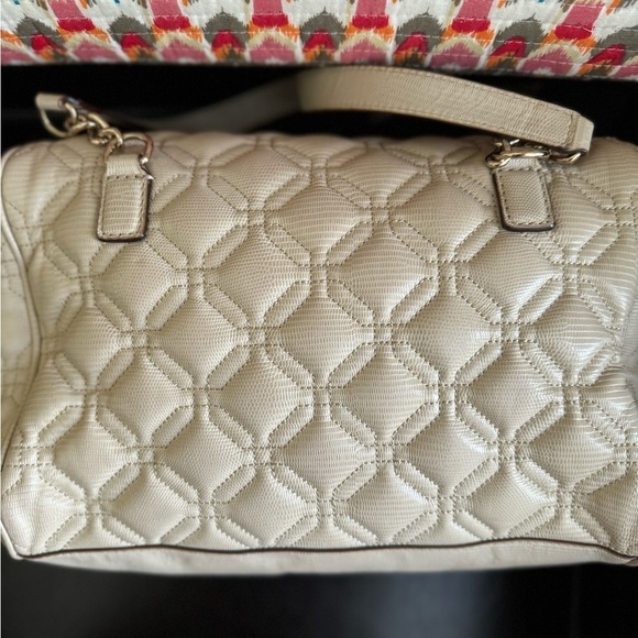 Kate Spade Cream Quilted Design Handbag - Picture 11 of 16